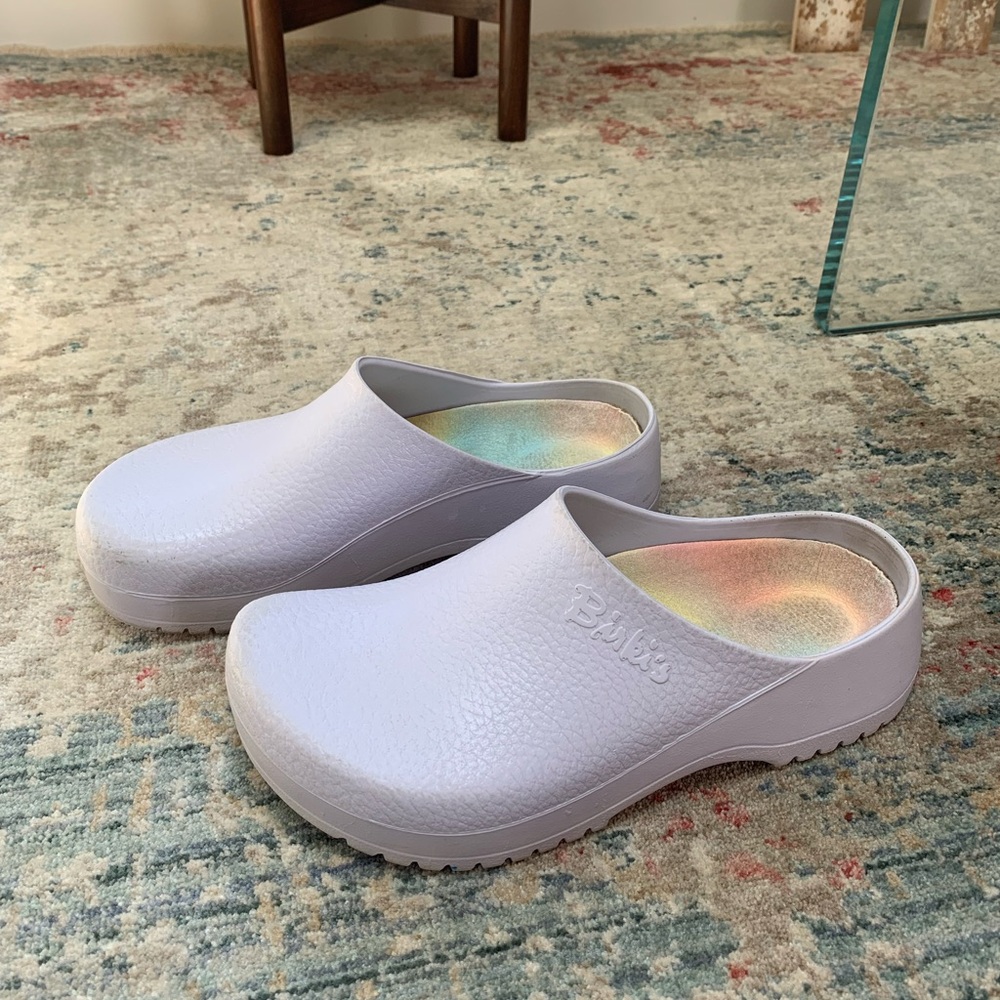 Birkenstock Summer White Clogs
